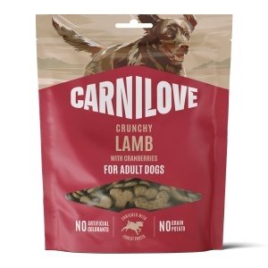 Carnilove Dog Crunchy Snack Lamb & Cranberries – Recompense pentru caini cu miel si merisoare, 200 g
