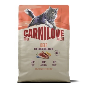Carnilove True Fresh Cat Dry Beef Adult Large Breeds – Hrana uscata pentru pisici adulte de talie mare, cu vita - Img 2