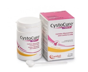 Cystocure Forte 30 g – Pulbere pentru sustinerea tractului urinar inferior la caini si pisici