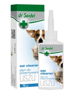 Dr Seidel Ear Cleaner – Solutie otica pentru igiena auriculara la caini si pisici (75 ml)