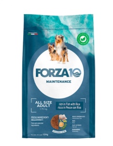 Forza 10 – Hrana uscata pentru caini adulti toate taliile cu peste, 12 kg