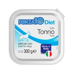 FORZA 10 SOLO DIET TUNA DOG ALU 300 GR – Hrana umeda monoproteica cu ton pentru alergii alimentare pentru caini, 300g