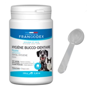 Francodex – Pasta de Dinti tip pudra pentru Câini și Pisici, 150g