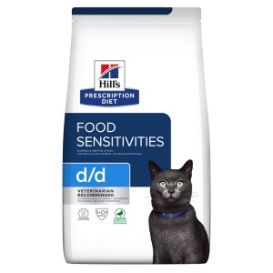 Hill's PD d/d– Hrana dietetica cu rata si mazare pentru sensibilitati alimentare si probleme dermatologice
