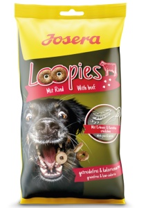 Josera Loopies with Beef - Recompense cu vita pentru caini, 11 x 150 g