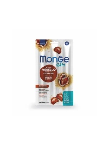Monge Gift Sticks Sensitive Digestion Lamb Chestnut 45gr - Hrana complementara cu Miel, Castane si Inulina pentru caini adulti