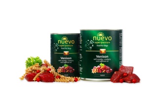 nuevo Dog Adult – Venison cu paste si merisoare, hrana umeda completa