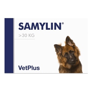 Samylin – Supliment hepatoprotector cu SAMe, silibina, vitamina E si vitamina C pentru caini de talie mare (peste 30 kg)