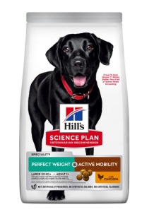 SP CANINE ADULT PERFECT WEIGHT & ACTIVE MOBILITY LB CHK- Hrana uscata cu pui pentru tendinta de ingrasare si probleme de mobilitate, 12kg