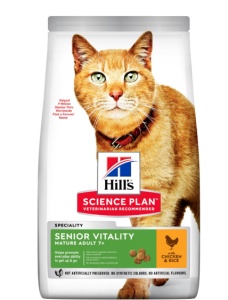 SP FELINE SENIOR VITALITY CHK - Hrana uscata cu pui si orez pentru pisici senioare pentru vitalitatea, energia si mobilitatea
