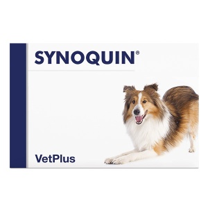 Synoquin Medium Breed - Supliment pentru mobilitate si articulatii pentru caini de talie medie, 30 comprimate