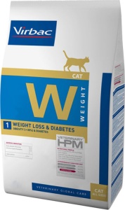 Virbac HPM Cat Weight Loss & Diabetes W1 -Hrana uscata pentru diabet si controlul greutatii