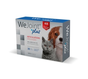 WeJoint Plus - Supliment pentru articulatii sanatoase si mobile pentru caini de talie mica si pisici, 30 Comprimate