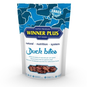 Winner Plus Duck Bites - Recompensa naturala din carne de rata pentru caini