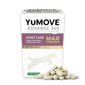 YUMOVE ADVANCED 360 Maximum Strength – Supliment articular pentru caini, 120 comprimate
