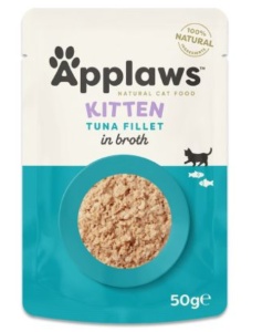 Applaws Cat Adult – Tuna Fillet in Jelly, hrana umeda complementara pentru pisici adulte, 70g