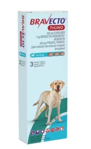 BRAVECTO TriUNO Antiparazitar complet pentru Caini 20–40 kg