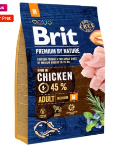 Brit Premium by Nature Adult M - Hrana uscata pentru caini adulti de talie medie cu pui - Img 2