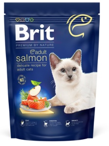 Brit Premium by Nature Cat Adult Salmon - Hrana uscata completa cu somon pentru pisici adulte - Img 3