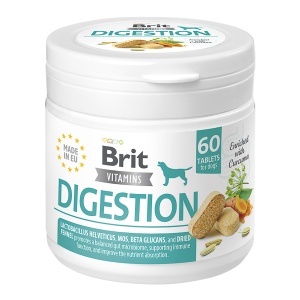 Brit Vitamins Digestion – Supliment pentru sustinerea digestiei sanatoase la caini si pisici, 120 g