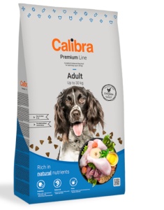 Calibra Dog Premium Line Adult - Hrana uscata cu pui pentru caini adulti de talie mica si medie
