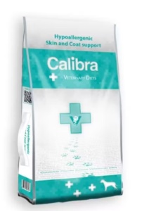 Calibra VD Dog Hypoallergenic Skin & Coat Support - Hrana uscata dietetica pentru caini pentru reducerea intolerantelor