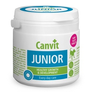 Canvit Junior for Dogs – complex de vitamine si oligoelemente pentru caini juniori in perioada de crestere, 100 g