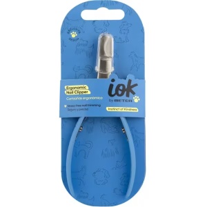 Cleste de unghii ergonomic IOK din otel inoxidabil – taiere sigura si precisa, caini si pisici