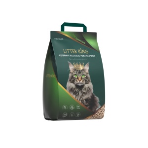 LITTER KING Pelet – Asternut ecologic din peleti de lemn pentru pisici