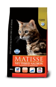 Matisse Neutered cu Somon 10kg– Hrana uscata completa pentru pisici adulte sterilizate