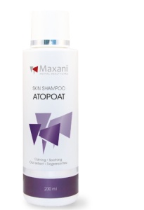 Maxani Sampon pentru piele AtopOat -Sampon hidratant pentru piele uscata si sensibila la animale, 200 ml