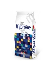 Monge Breeders Medium Adult 26/13,5 cu Pui – hrana uscata completa pentru caini adulti de talie medie, 15 kg