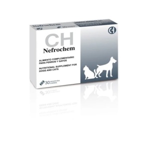 Nefrochem comprimate - supliment nutritional formulat pentru sustinerea functiei renale la caini si pisici