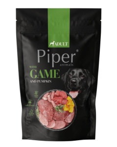 Piper – Hrana umeda cu carne de vanat si dovleac pentru caini adulti