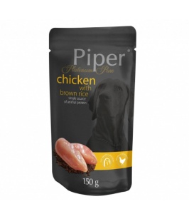 Piper Platinum Pure – Hrana umeda monoproteica cu pui pentru caini adulti, 150g