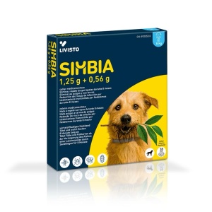 Simbia Zgarda Antiparazitara pentru Caini sub 8 kg – Protectie impotriva puricilor si capuselor pana la 8 luni