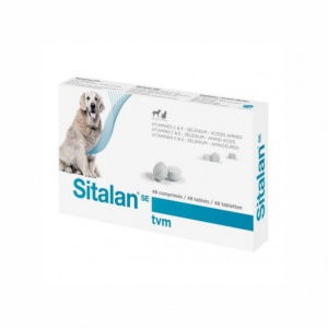 Sitalan 48 comprimate- Furaj complementar destinat sustinerii functiei oculare si incetinirii proceselor de imbatranire la caini si pisici,