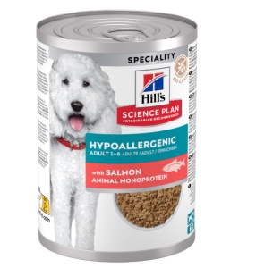 SP CANINE ADULT HYPOALLERGENIC NO GRAIN SALMON 363 G - Hrana umeda cu somon pentru caini adulti cu sensibilutati alimentare