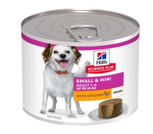 SP CANINE ADULT S&M MOUSSE CHK 200 G - Hrana umeda cu pui de tip mousse pentru caini adulti de talie mica