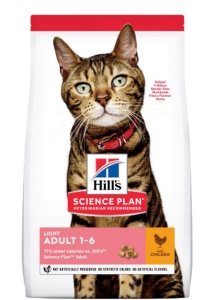 SP FELINE ADULT LIGHT CHK - Hrana uscata pentru pisici adulte cu pui pentru aport caloric redus