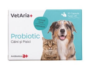 VetAria+ supliment probiotic twistoff 30 capsule