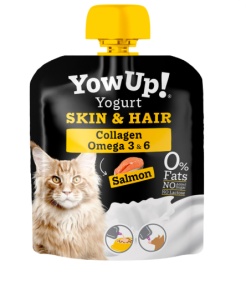 YowUp! Hair & Skin Cat – Iaurt functional pentru sanatatea pielii si blanii, 85g