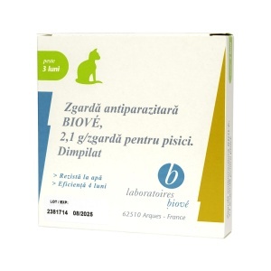 Zgarda antipiparazitara pisica