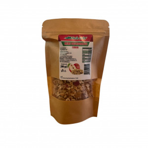 Mere deshidratate natural 200g – taiate cuburi, fara conservanti – ambalaj SmartZip resigilabil