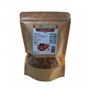 Migdale Crude Npx calitatea I, 500 gr ambalaj SmartZip resigilabil - Img 2