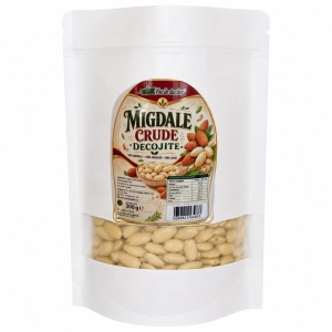 Migdale Jumbo crude decojite, fără cojiță – 300 g - Img 2