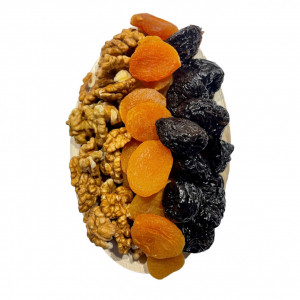 Mix fructe uscate-Nucă,Caise uscate,Prune uscate 500g - Img 2