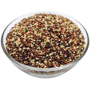 Quinoa mix 1 kg -amestec de alb, rosu si neagra, ingredient versatil pentru preparate sanatoase, ambalaj SmartZip resigilabil