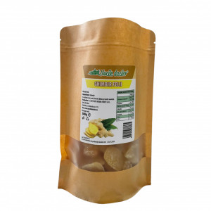 Ghimbir felii confiate 500gr – tonic natural si sursa de energie – ambalaj SmartZip resigilabil - Img 2