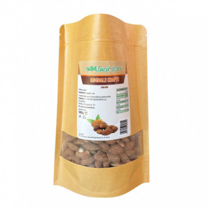 Migdale coapte sarate 500g – fara uleiuri adaugate, perfect echilibrate – ambalaj SmartZip resigilabil